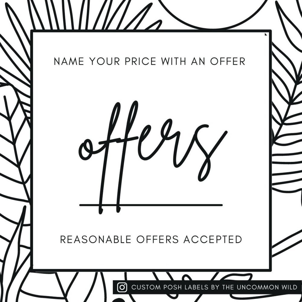 Make me an offer or bundle your likes for discount